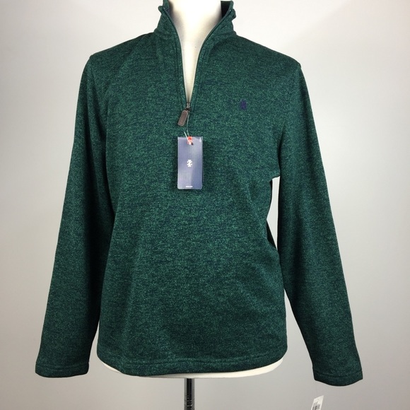 NWT Izod Botanical Garden 1/4 Zip Fleece Sweater - Picture 5 of 8